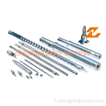 Macchinario plastica Bimetallico conico Twin Screw Barrel Zytc